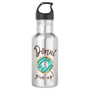Blue Doughnut Give Up 532 Ml Water Bottle