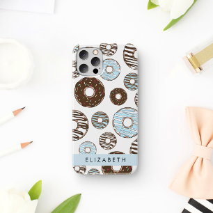 Blue Doughnuts, Brown Doughnuts, Sprinkles, Your N iPhone 16 Case