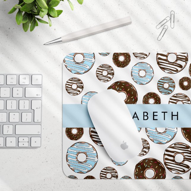 Blue Doughnuts, Brown Doughnuts, Sprinkles, Your N Mouse Pad (Creator Uploaded)