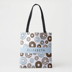 Blue Doughnuts, Brown Doughnuts, Sprinkles, Your N Tote Bag