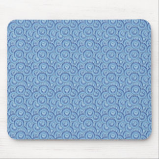 Blue Doughnuts Mouse Pad