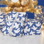 Blue Dove Star of David Hanukkah Wrapping Paper<br><div class="desc">Blue Dove Star of David Hanukkah Wrapping Paper</div>