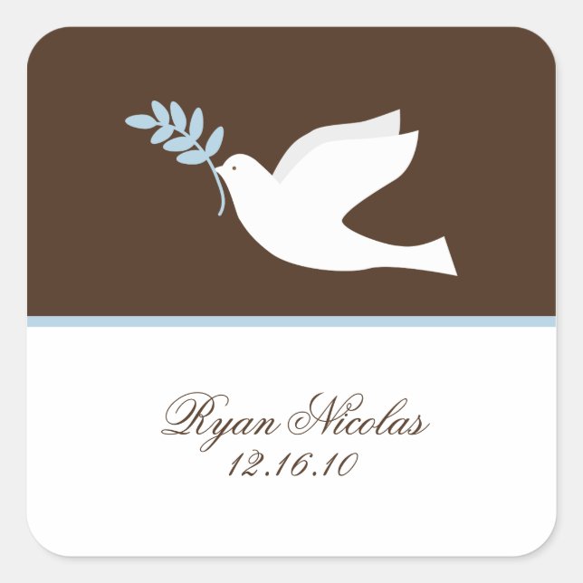 Blue Dove Stickers (Front)