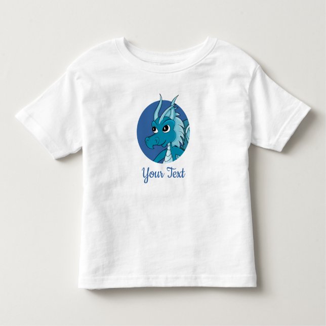 Blue Dragon artoonT-Shirt Toddler T-Shirt (Front)