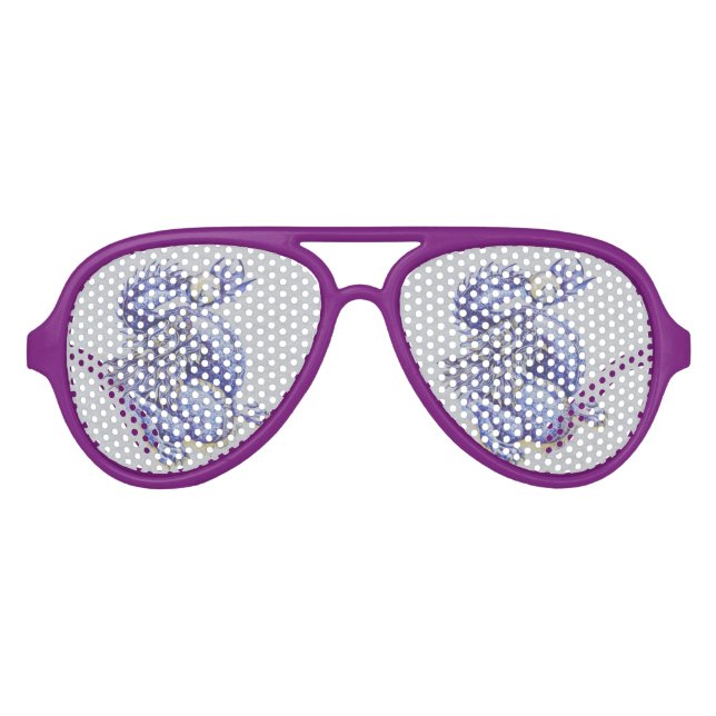 Blue Dragon Aviator Sunglasses (Front)