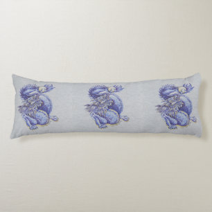 Blue Dragon Body Cushion