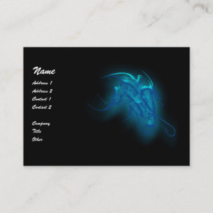 Blue dragon business card