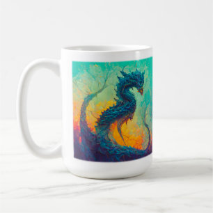 Blue Dragon Classic Mug, 15 oz Coffee Mug