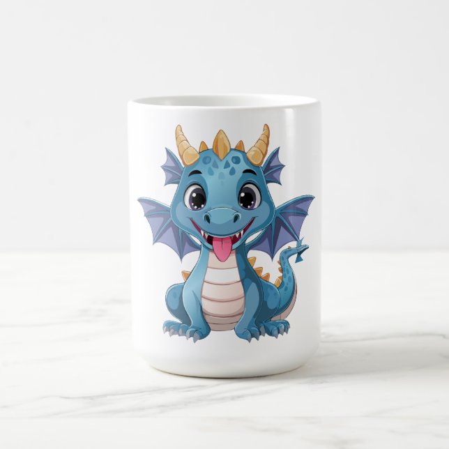 blue dragon coffee mug (Center)