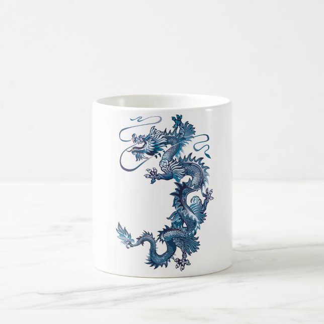 Blue Dragon Coffee Mug (Center)