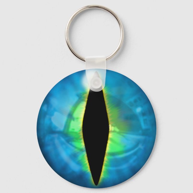 Blue Dragon Eye Key Ring (Front)