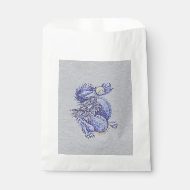 Blue Dragon Favour Bag (Front)