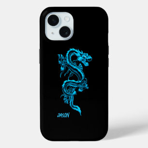 Blue Dragon iPhone 15 Case