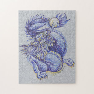Blue Dragon Jigsaw Puzzle