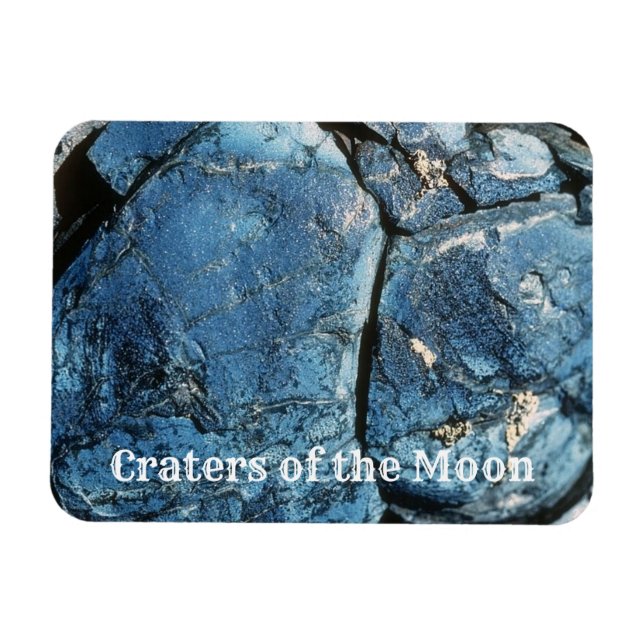 Blue Dragon Lava Flow, Craters of the Moon Magnet (Horizontal)