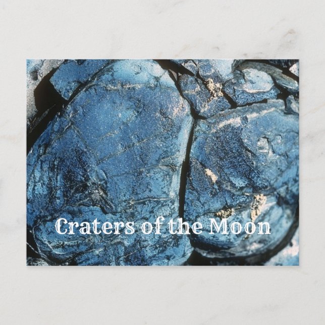 Blue Dragon Lava Flow, Craters of the Moon Postcard (Front)
