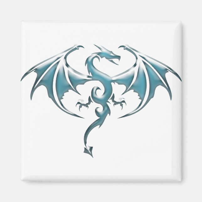 Blue Dragon Magnet (Front)