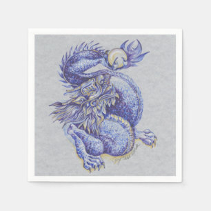 Blue Dragon Napkin