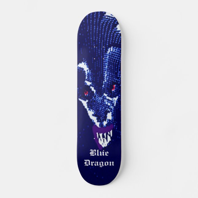 Blue Dragon Skateboard (Front)