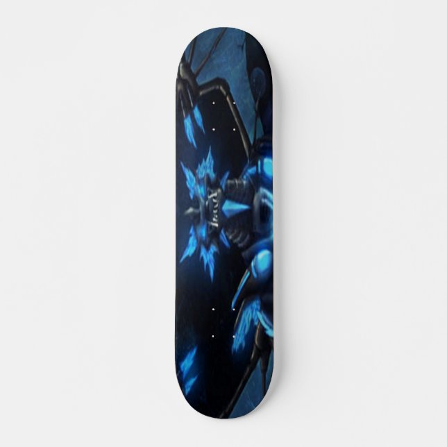 blue dragon skateboard deck (Front)
