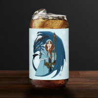 Blue Dragon Sorceress Snowflakes