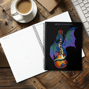 Blue Dragon Sunburst Guitar Music Planner