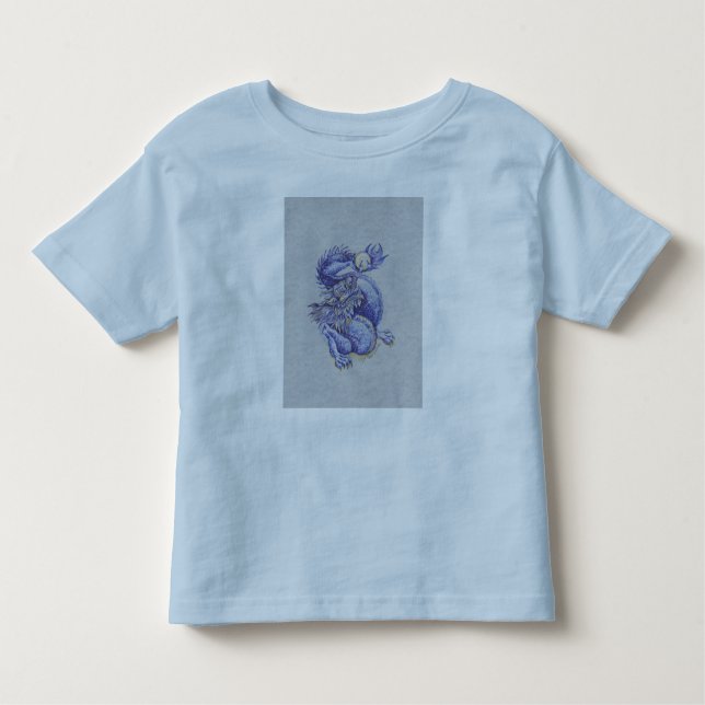 Blue Dragon Toddler T-Shirt (Front)