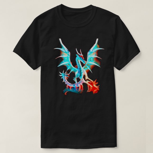 blue dragon tshirt (Design Front)