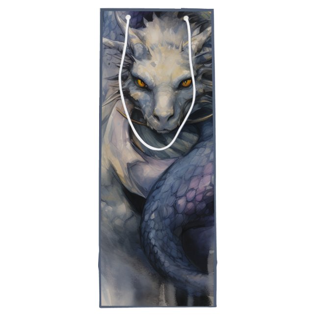 Blue Dragon Wine Gift Bag (Back)