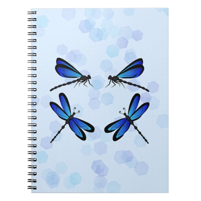 blue dragonflies notebook (Front)