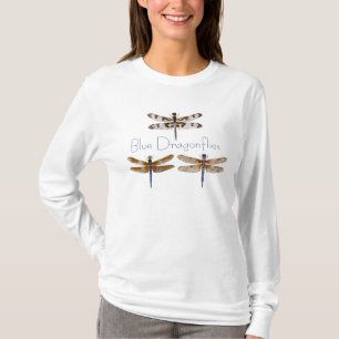 Blue Dragonflies. T-Shirt