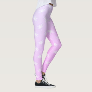 Blue Dragonfly Dream Purple Leggings
