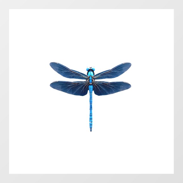 Blue Dragonfly - Insect Wildlife Animal Lover Ento (Sheet)