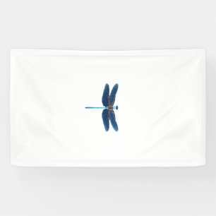 Blue Dragonfly - Insect Wildlife Animal Lover Ento Banner