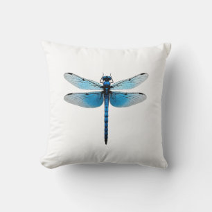 Blue Dragonfly - Insect Wildlife Animal Lover Ento Cushion
