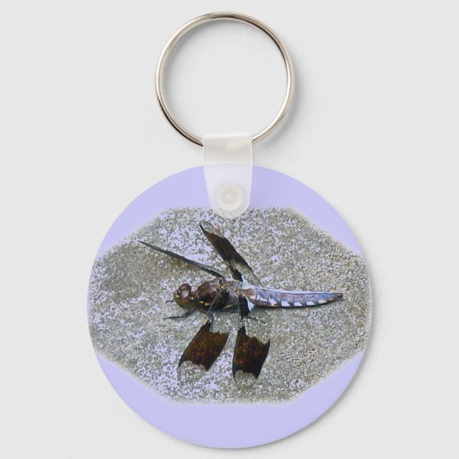 Blue Dragonfly Key Ring (Front)