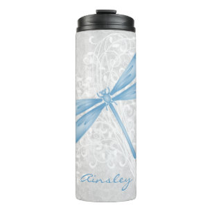 Blue Dragonfly Personalised Thermal Tumbler