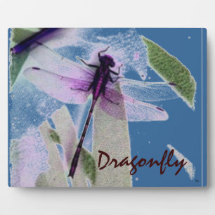 Blue Dragonfly  Plaque