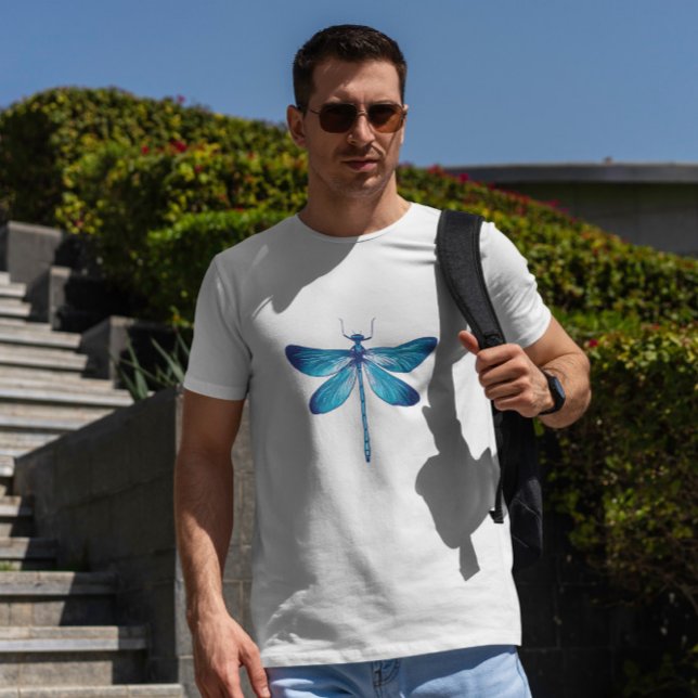 Blue Dragonfly Realistic   T-Shirt (Creator Uploaded)