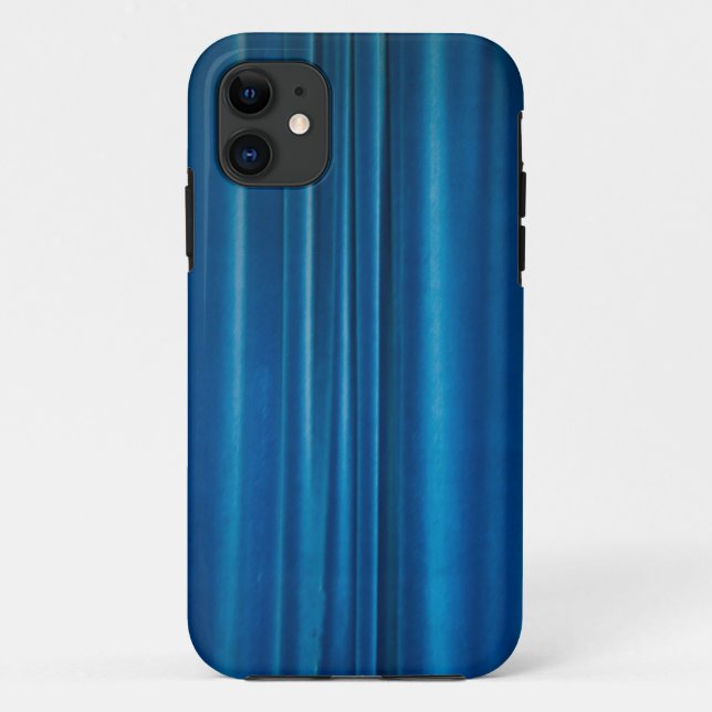 Blue drapes Case-Mate iPhone case (Back)