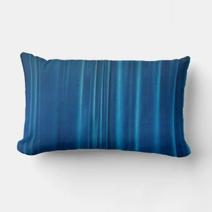 Blue drapes lumbar cushion