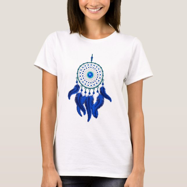 Blue Dream Catcher T-Shirt (Front)