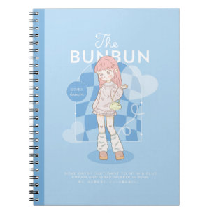 Blue Dream Pink Notebook