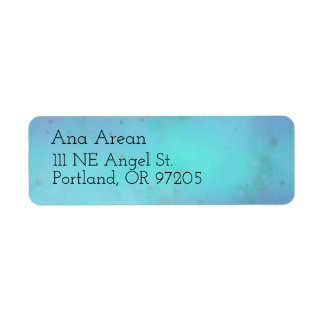 Blue dream return address label