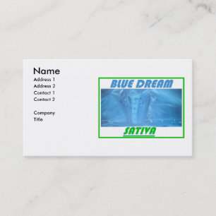 BLUE DREAM SATIVA BUSINESS CARD