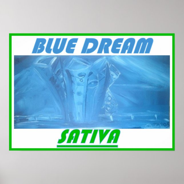BLUE DREAM SATIVA POSTER (Front)