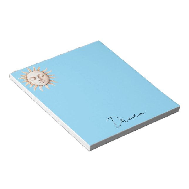 Blue Dream Sicilian Sun Notepad (Angled)