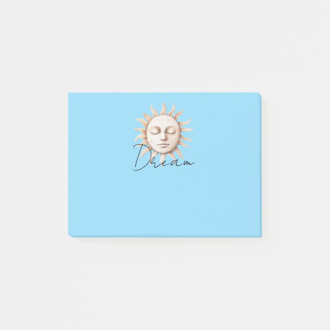 Blue Dream Sicilian Sun Post-it Notes (Front)