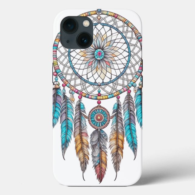 Blue Dreamcatchers Mystical Case-Mate iPhone Case (Back)