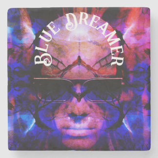 Blue Dreamer Stone Coaster